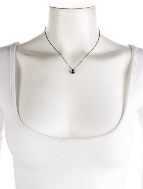 David Yurman Amethyst Chatelaine Pendant Necklace