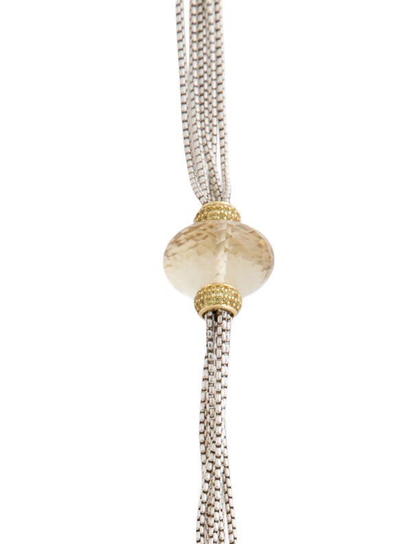 David Yurman Citrine & Sapphire Multichain Necklace