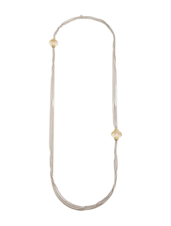 David Yurman Citrine & Sapphire Multichain Necklace