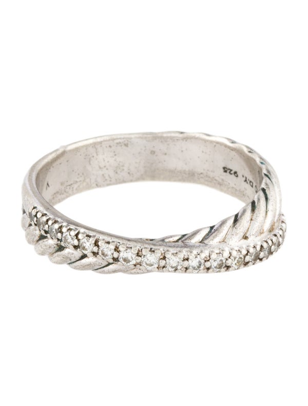 David Yurman Diamond Crossover Band