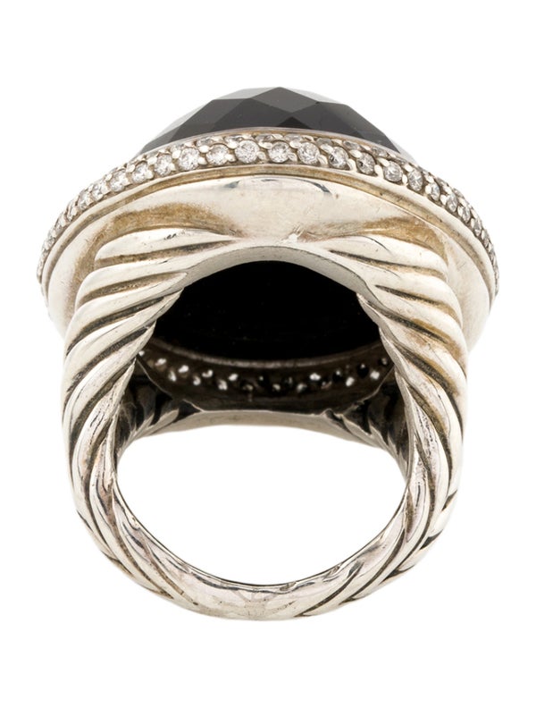 David Yurman Onyx & Diamond Albion Ring