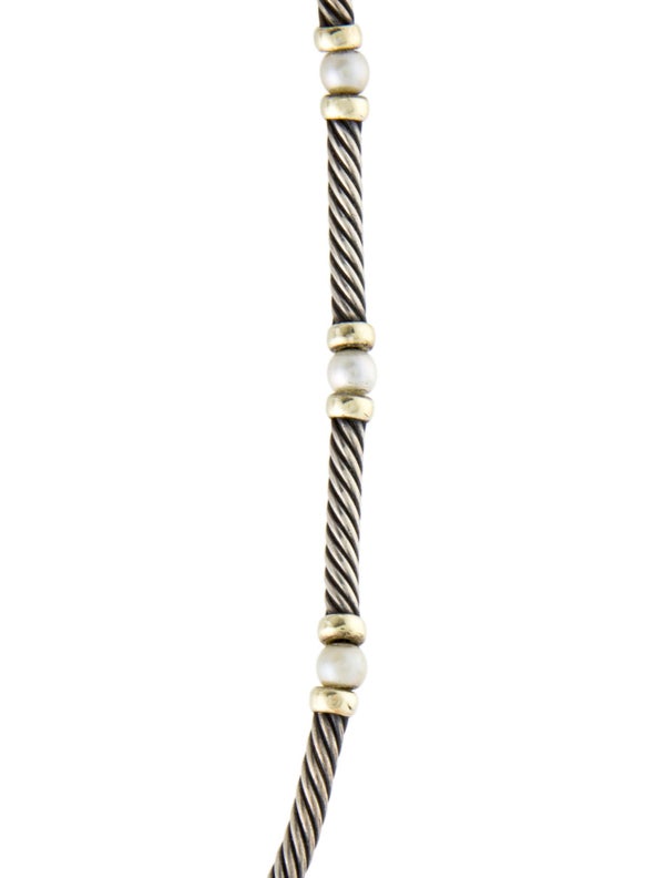 David Yurman Pearl Metro Collar Necklace