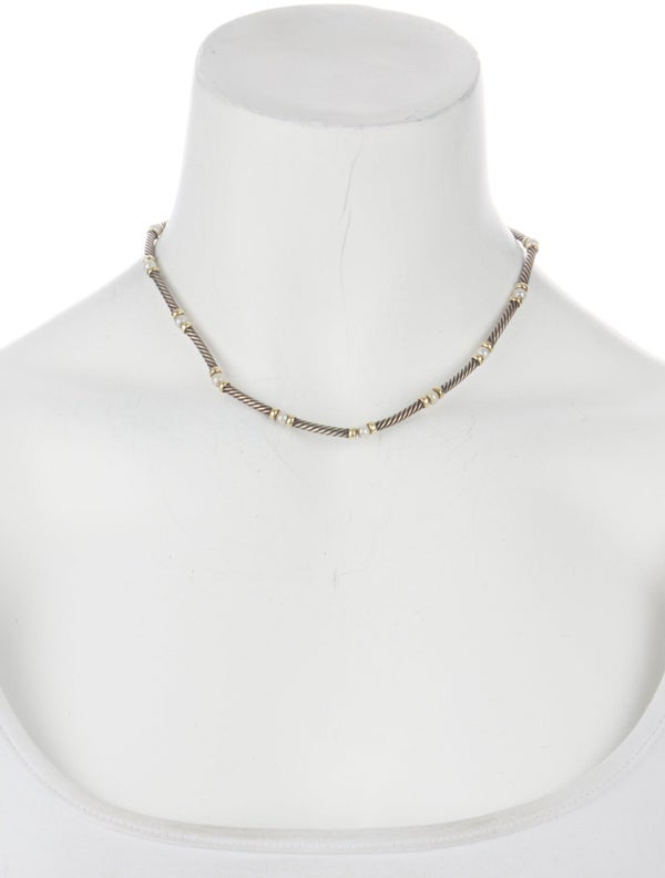 David Yurman Pearl Metro Collar Necklace