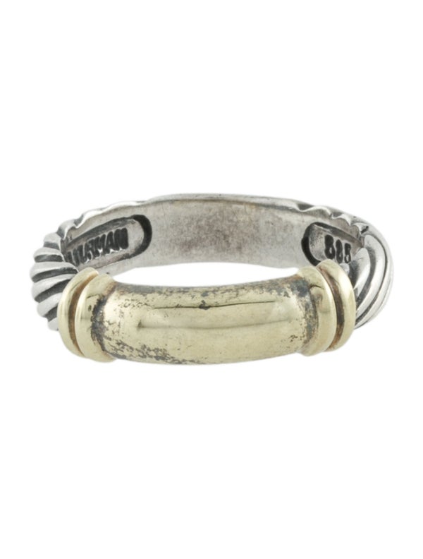 David Yurman Two-Tone Metro Cable Band