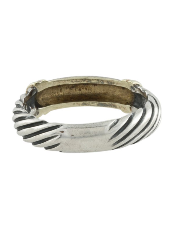 David Yurman Two-Tone Metro Cable Band