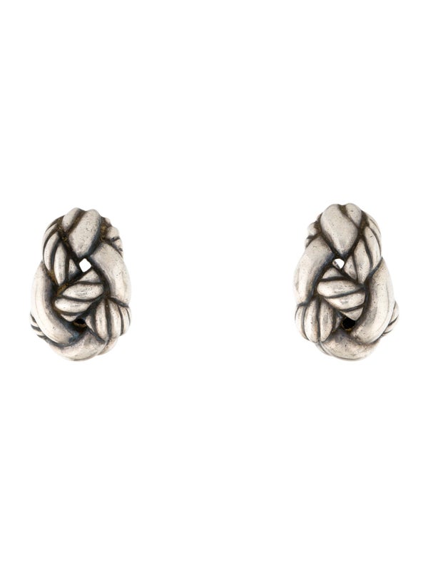 David Yurman Woven Cable Earclips