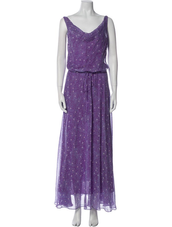 Diane Von Furstenberg Silk Long Dress