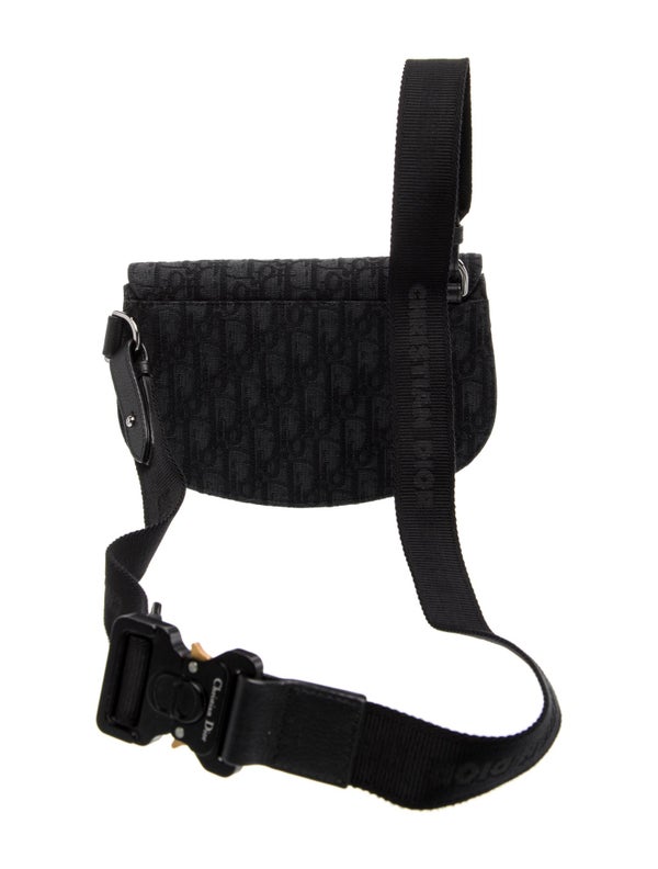 DIOR MEN Oblique Jacquard Saddle 2023