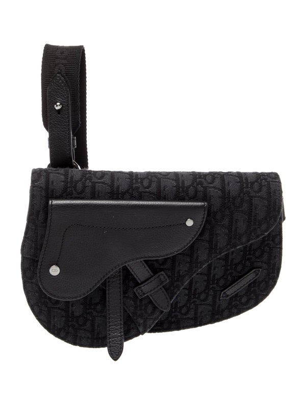 DIOR MEN Oblique Jacquard Saddle 2023