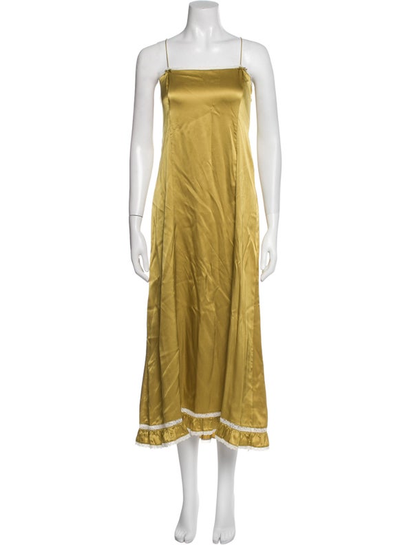 DÔEN Silk Long Dress W/ Tags