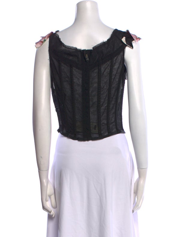 Dolce & Gabbana 2018 Printed Crop Top W/ Tags