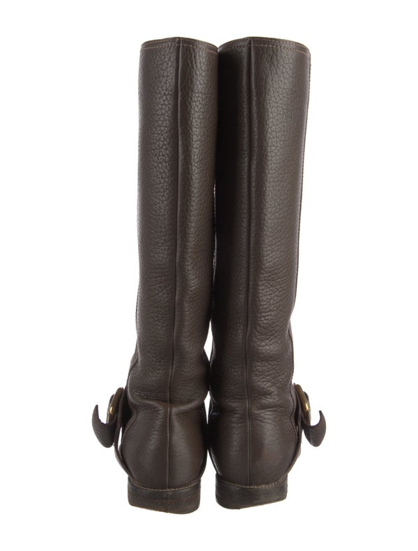 Dolce & Gabbana Leather Riding Boots