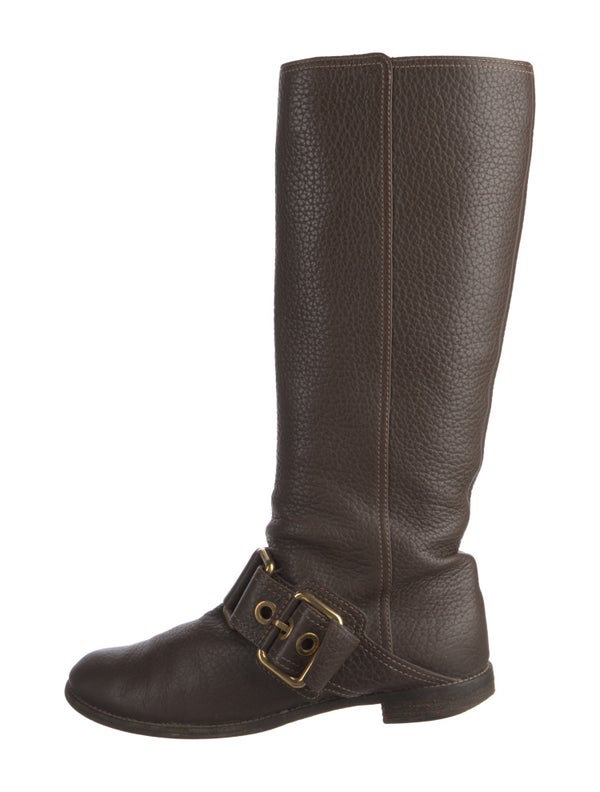 Dolce & Gabbana Leather Riding Boots
