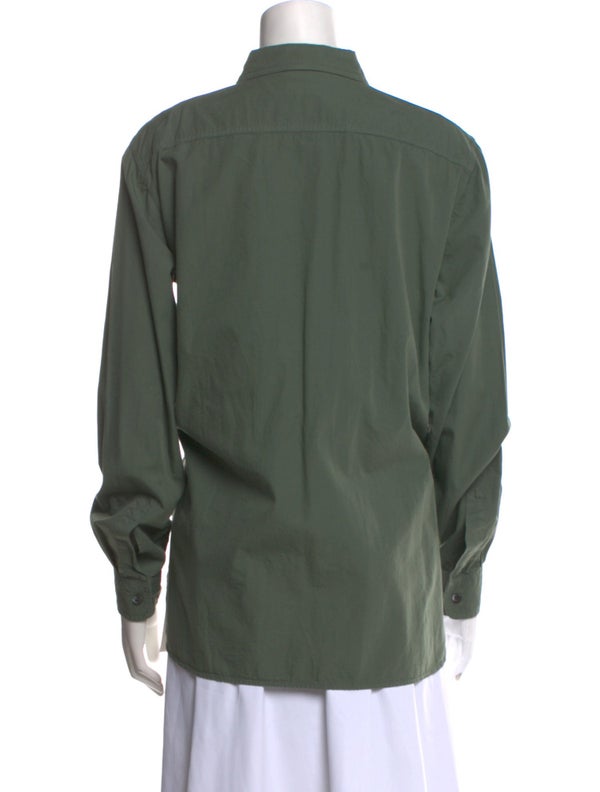 Dries Van Noten Long Sleeve Button-Up Top