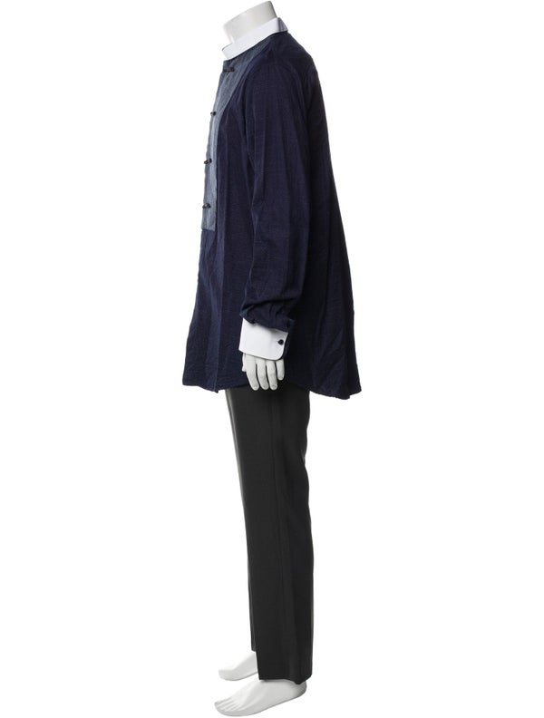 Dsquared² Colorblock Pattern Long Sleeve Shirt