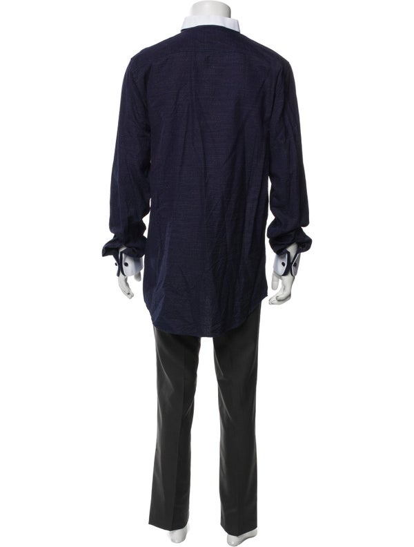 Dsquared² Colorblock Pattern Long Sleeve Shirt