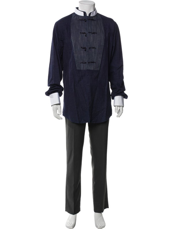 Dsquared² Colorblock Pattern Long Sleeve Shirt