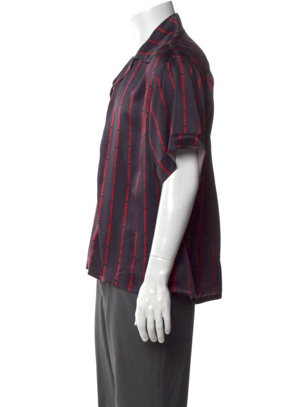 Enfants Riches Déprimés Silk Striped Shirt