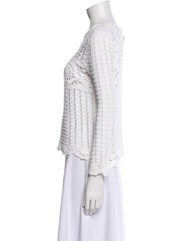 Étoile Isabel Marant Lace Pattern Scoop Neck Top