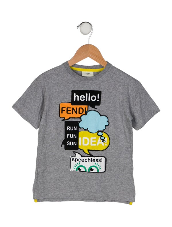 Fendi Boys Fendi Graphic T Shirt