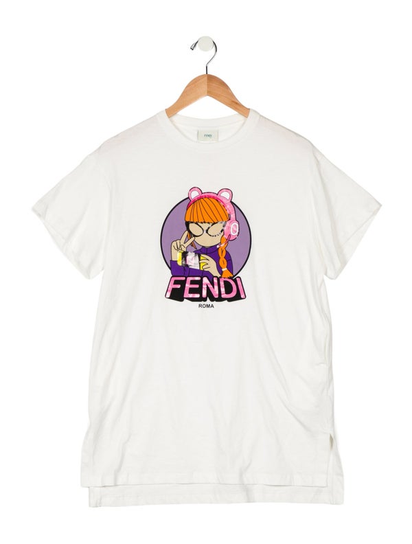 Fendi Girl's Graphic T-shirt
