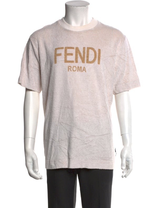 Fendi Graphic Print Crew Neck T-Shirt