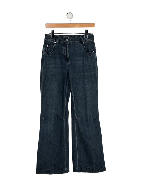 Fendi Mid-Rise Wide Leg Jeans