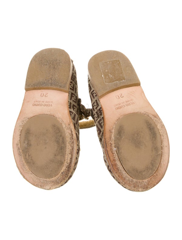 Fendi Zucca FF Canvas Ballet Flats