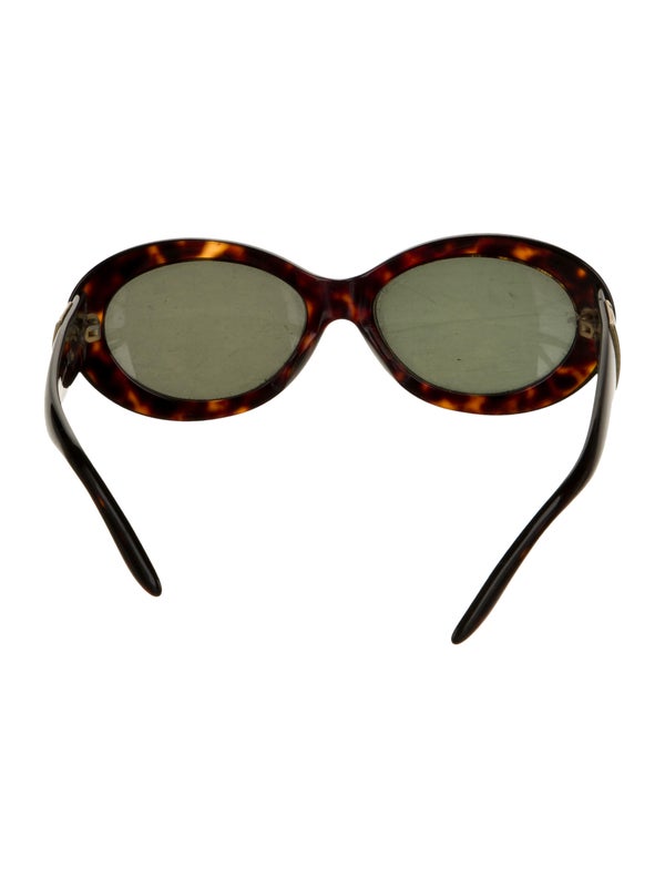 Fendi Zucca FF Logo Round Sunglasses