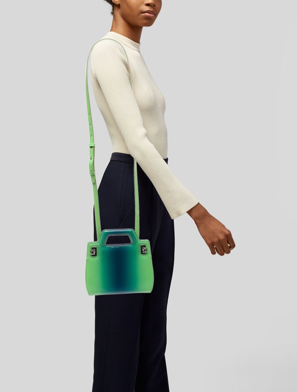 Ferragamo Leather Wanda Top Mini