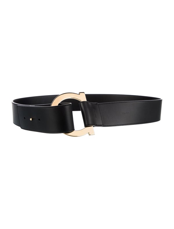 Ferragamo Wide Leather Belt