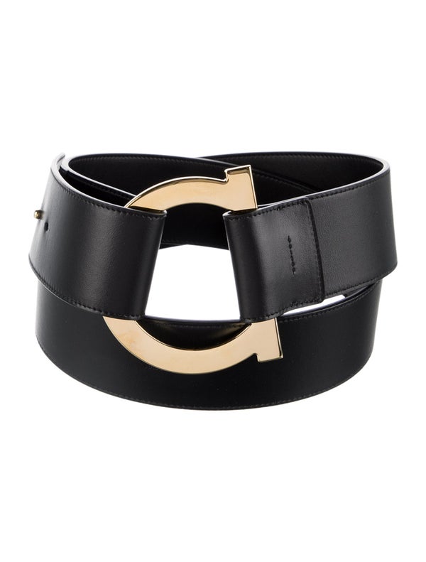 Ferragamo Wide Leather Belt