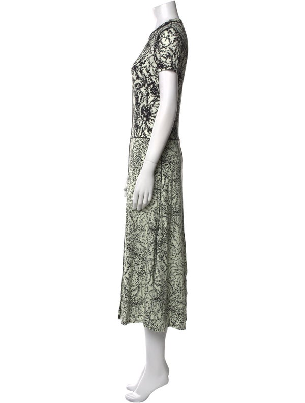 Proenza Schouler White Label Floral Print Long Dress
