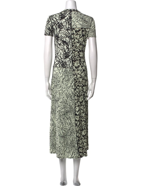 Proenza Schouler White Label Floral Print Long Dress