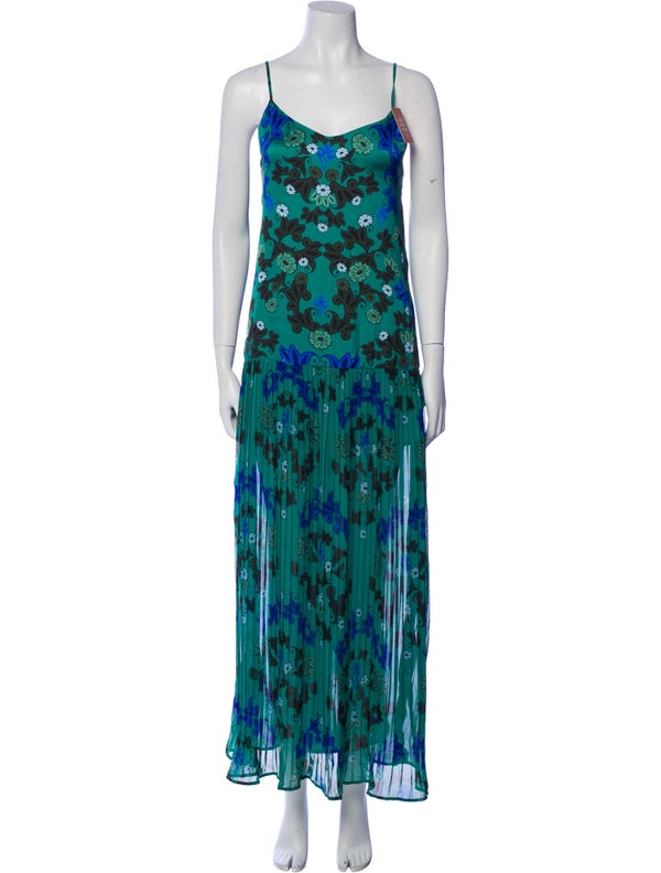 Revolve x Agua Bendita Floral Print Long Dress w/ Tags