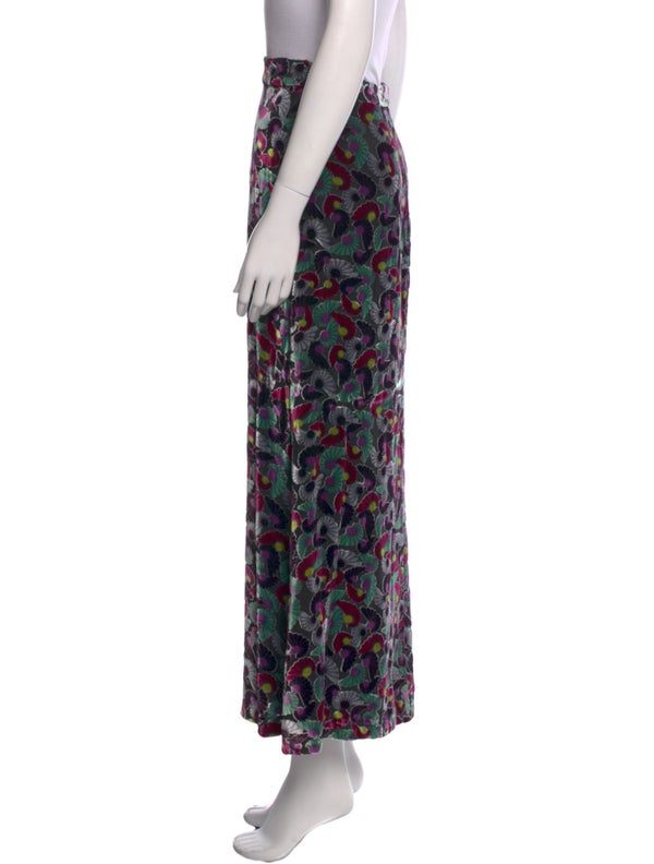 Diane Von Furstenberg Floral Print Midi Length Skirt