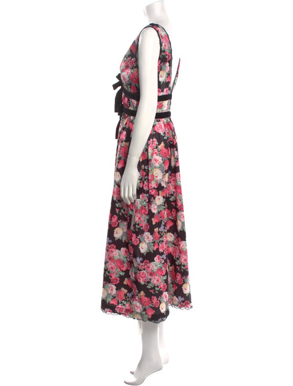 For Love & Lemons Floral Print Long Dress W/ Tags