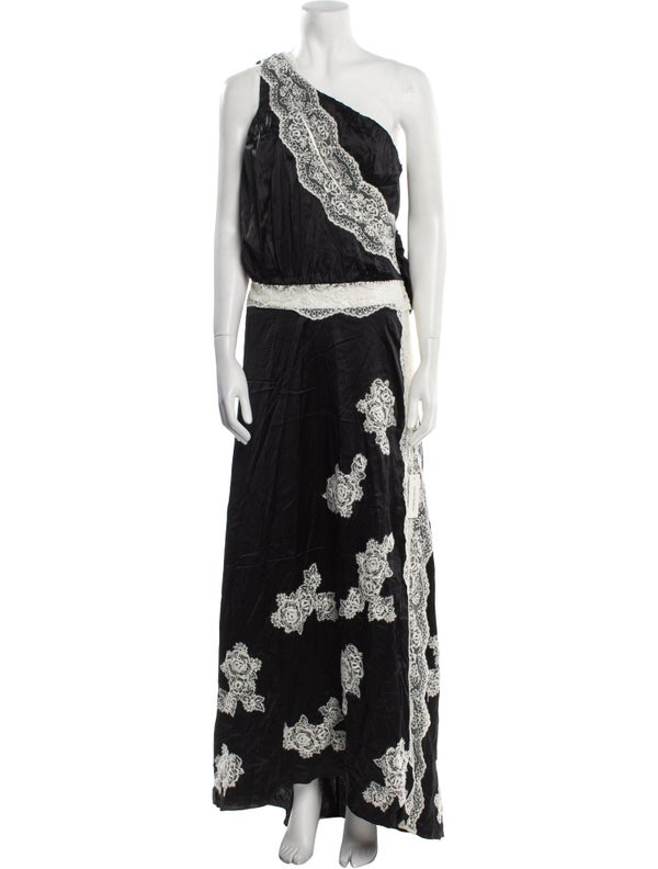 For Love & Lemons Silk Long Dress W/ Tags