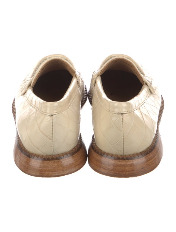 Freda Salvador Embossed Leather Loafers