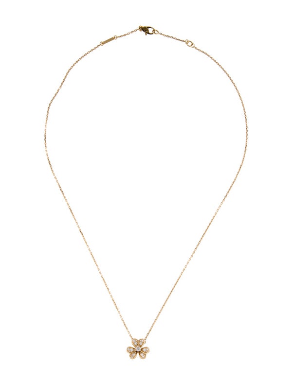 Van Cleef & Arpels Frivole Pendant Necklace Mini Model