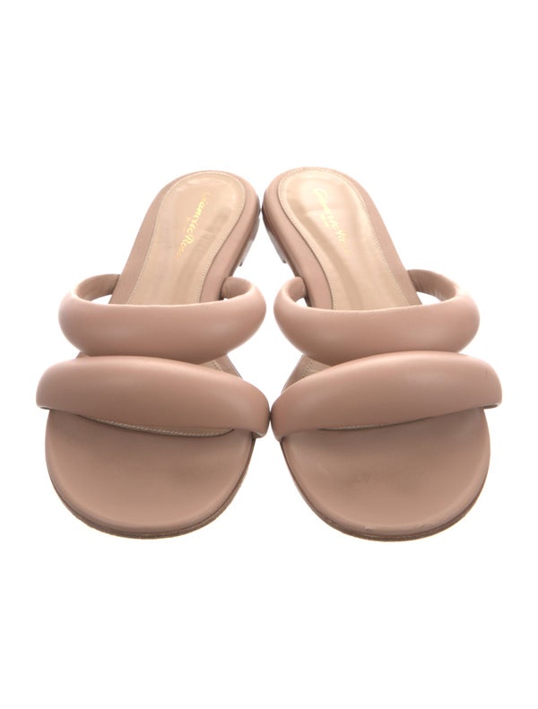 Gianvito Rossi Leather Slides