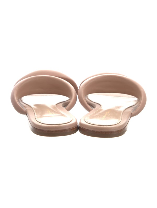 Gianvito Rossi Leather Slides