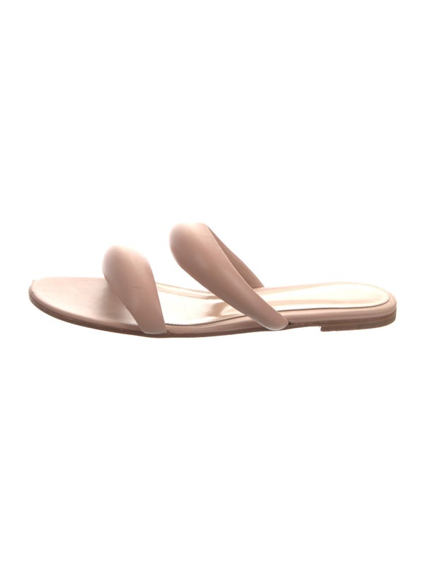 Gianvito Rossi Leather Slides