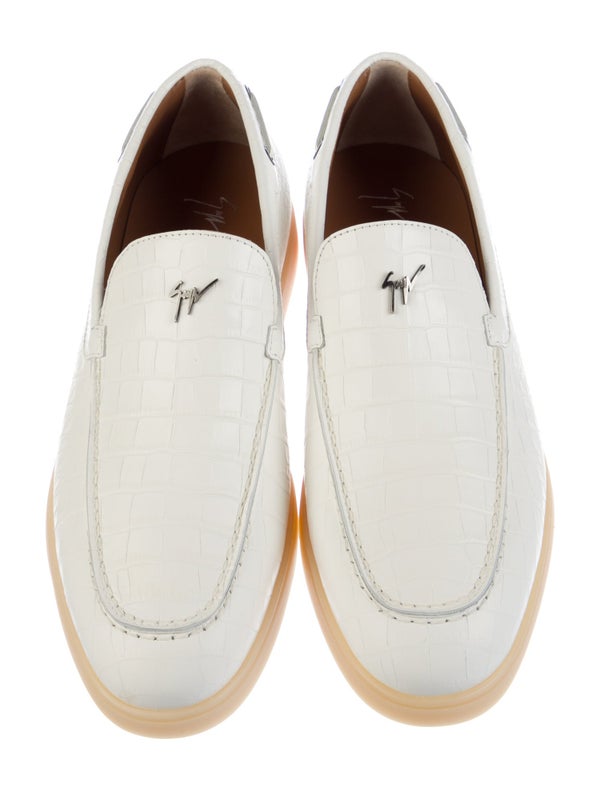 Giuseppe Zanotti Leather Boat Shoes W/ Tags