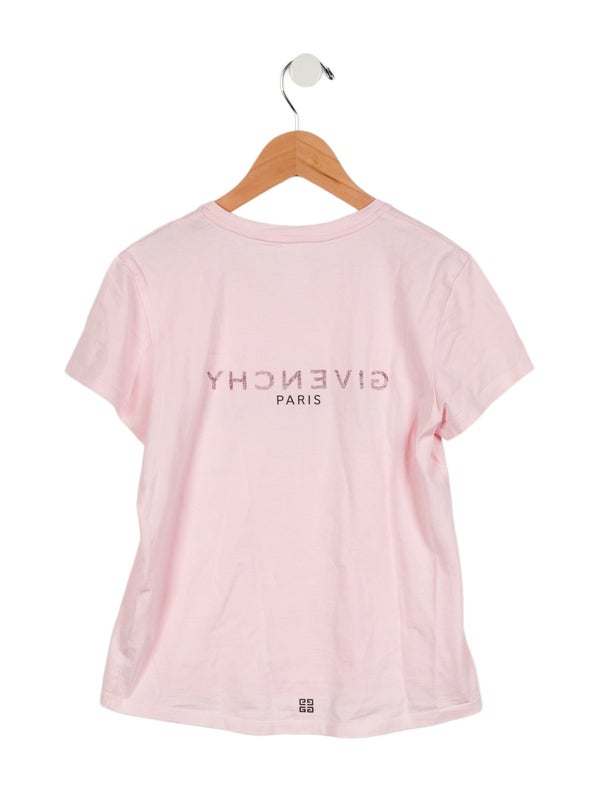 Givenchy Girls' Logo Graphic Short Sleeve Top