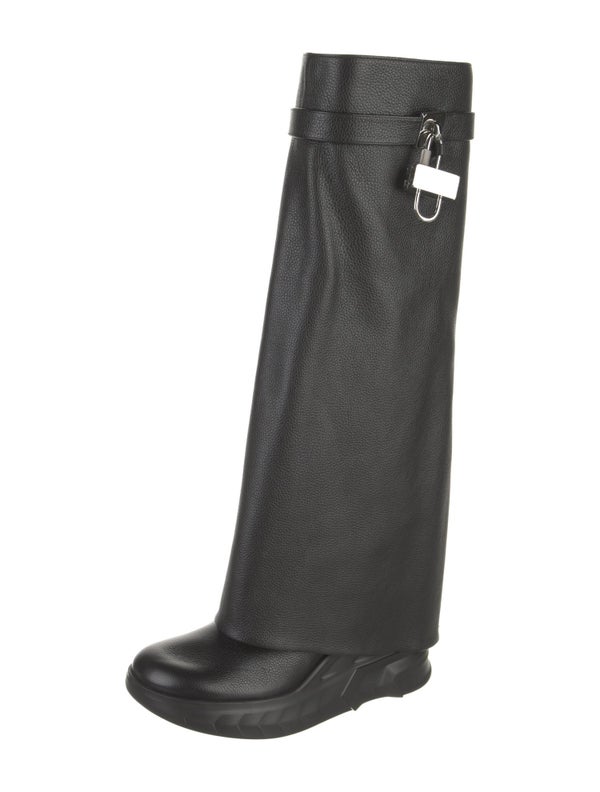 Givenchy Shark Calfskin Riding Boots
