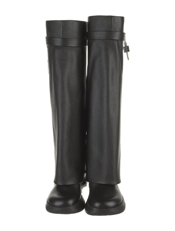Givenchy Shark Calfskin Riding Boots