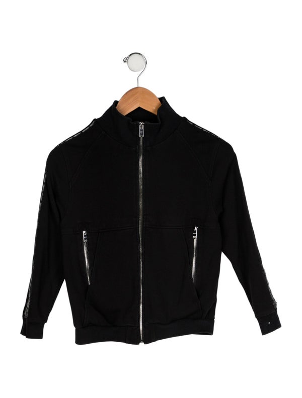 Givenchy Solid Casual Sweater Jacket