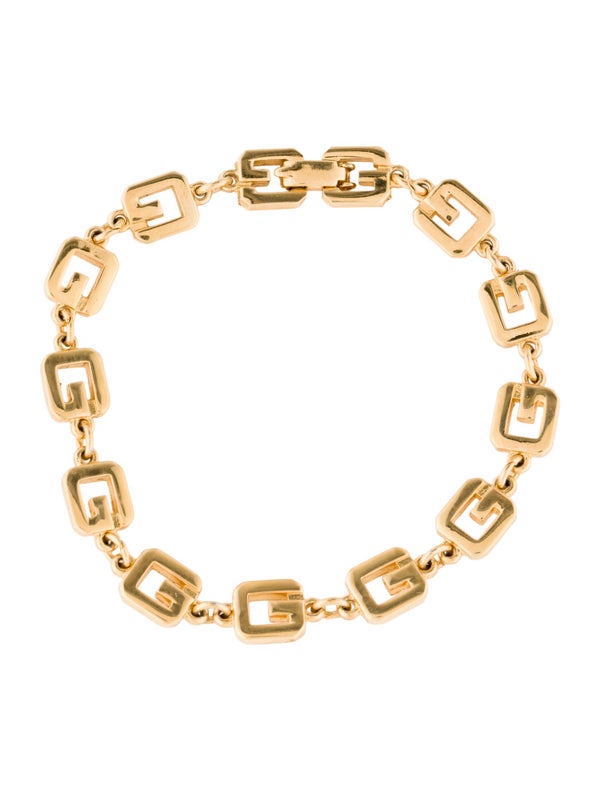 Givenchy Vintage G Link Bracelet