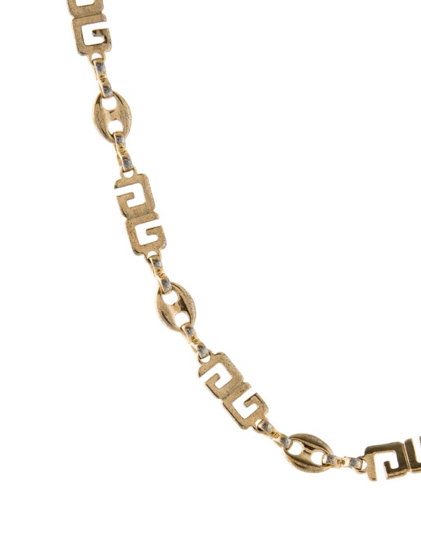 Givenchy Vintage GG Chain Necklace
